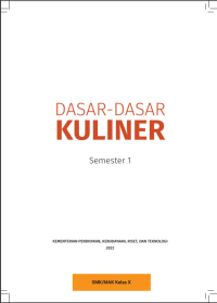 Image of DASAR-DASAR KULINER KELAS X SMT 1