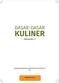 Image of DASAR-DASAR KULINER KELAS X SMT 2
